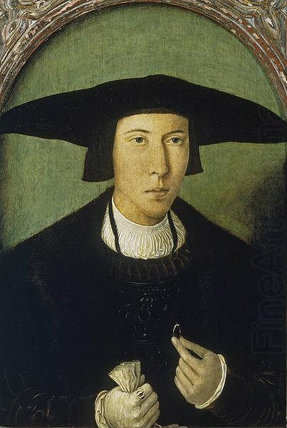 Jan Mostaert Portrait of a Young Gentleman china oil painting image